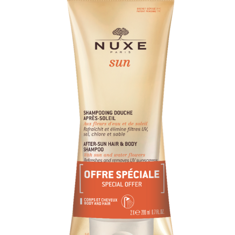 NUXE DUO SUN shampoo for after sun 2 x 200ml